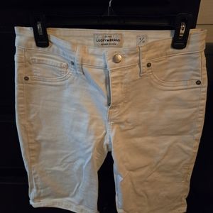 Lucky brand jeans shorts white 27/4